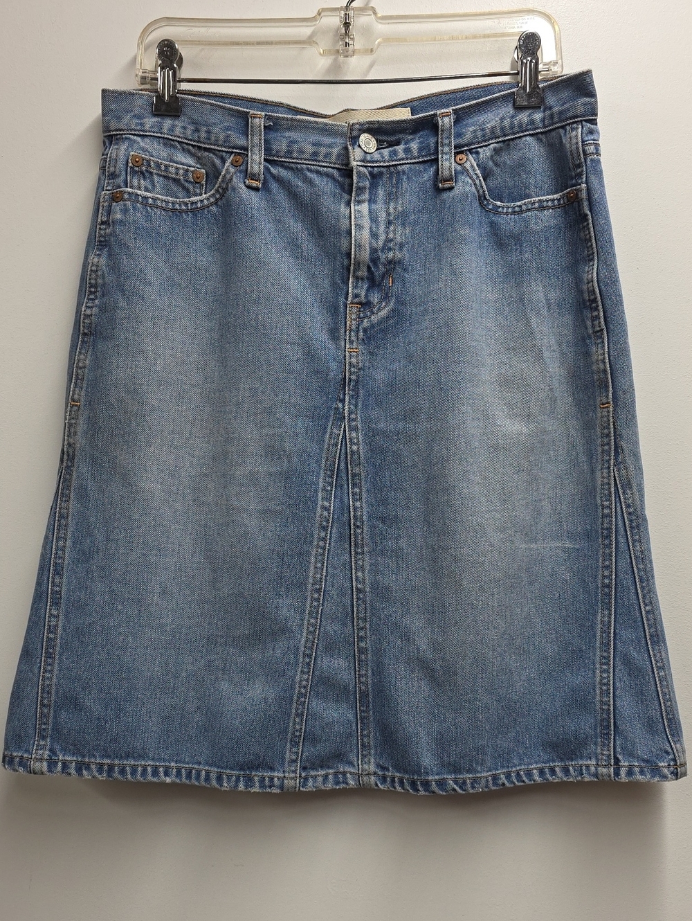 GAP Classic Light Blue Denim A-Line Skirt Women's Size 10